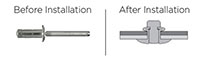 Orlock™ Stainless Steel Protruding Head Rivets - 2