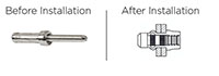 Mega-Orlock® 6.8 Series Triple locking system Head Rivets - 2