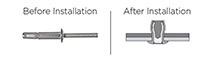 Ornilock Stainless Steel Protruding Head Rivets -2