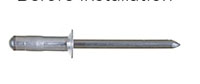 U-Fix Aluminum/Stainless Steel 120 Degree Countersunk Head Rivets
