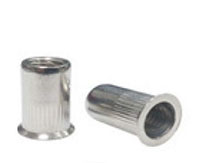 M-Series 12.5 Millimeter (mm) Dimension L and M4 Thread Size Open End Countersunk Head (Large) Stainless Steel Rivet Nut
