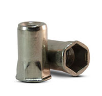 M-Series Semi-Hexagon Reduced Countersunk Head (Small) Rivet Nuts