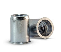 P-Series 9.0 Millimeter (mm) Dimension L and M3 Thread Size Open End Countersunk Head (CSK) Rivet Nut