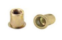 K-Series Open End Cylindrical Head (Flat) Rivet Nuts