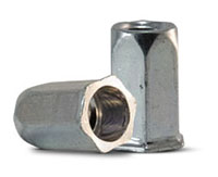 A-Series Full Hexagon Reduced Countersunk Head (Small) Rivet Nuts
