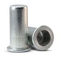 M-Series Closed End Cylindrical Head (Flat) Rivet Nuts