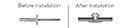 U-Fix Aluminum Steel X-Large Head Rivets - 2
