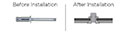 Orlock™ Steel 100 Degree Countersunk Head Rivets - 2
