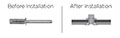 Orlock™ Stainless Steel 100 Degree Countersunk Head Rivets - 2