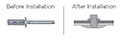 Super Orlock™ Steel Protruding Head Rivets - 2