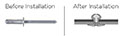 U-Fix Aluminum/Aluminum Dome Head Rivets - 2