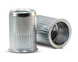 M-Series 9.5 Millimeter (mm) Dimension L Open End Reduced Countersunk Head (Small) Steel Rivet Nut